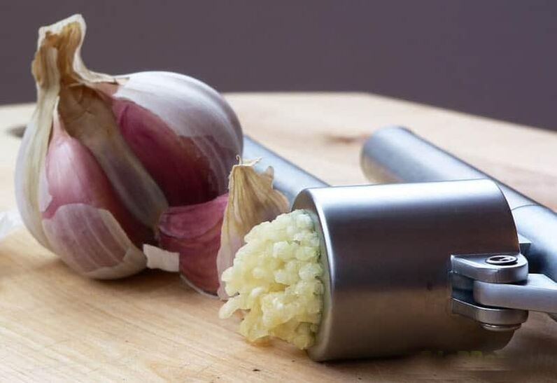 Ajo y cebollas de parásitos