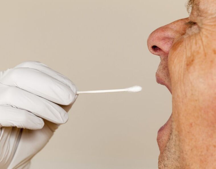 Método de prueba de invierno con saliva