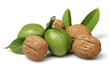 nuez para eliminar los parásitos del cuerpo